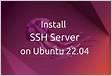 How to Install SSH on Ubuntu 22.04 or 20.04